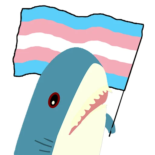 blahaj_holding_trans_flag