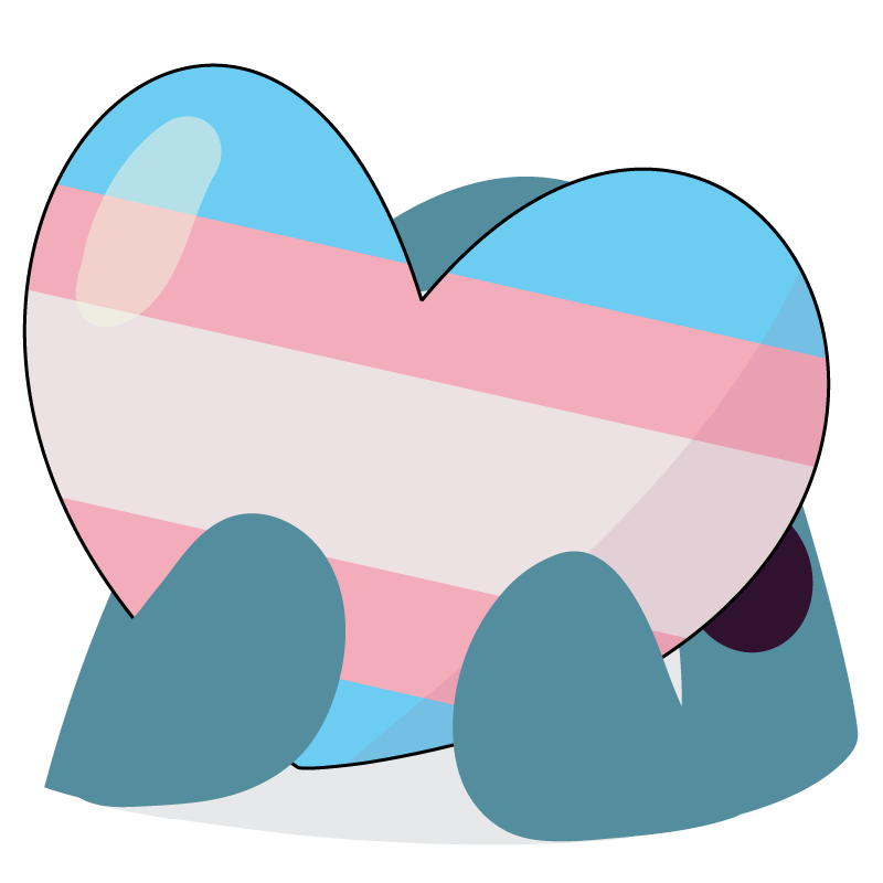 BlobhajTransPrideHeart