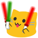 blobcatchristmasglowsticks