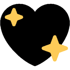 black_sparkling_heart